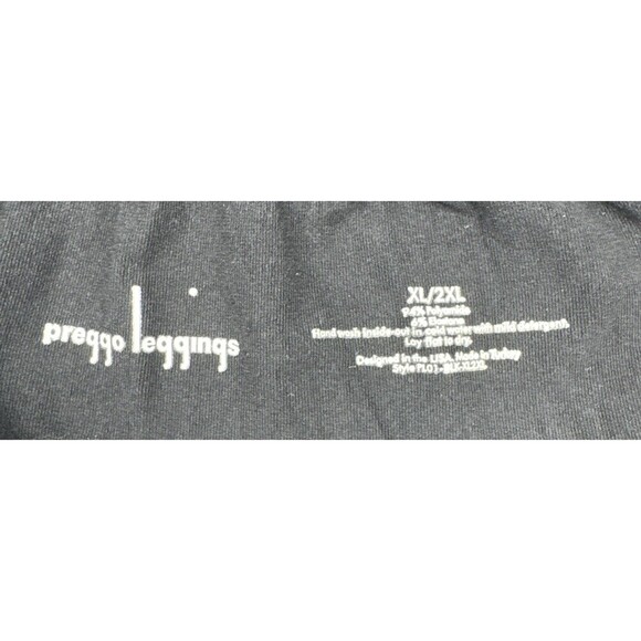 Preggo Leggings High Rise BLACK Snapback Postpartum Leggings Pockets Sz XL/XXL - Picture 5 of 6